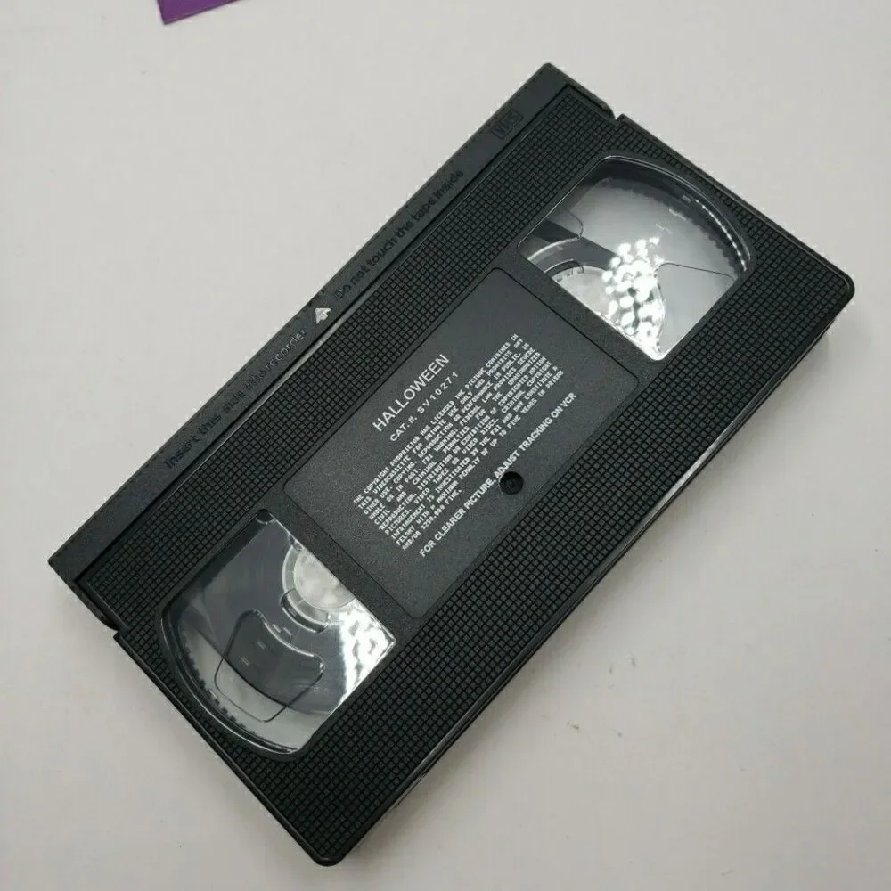 John Carpenter's Halloween VHS 1997 with Official Merchandise Card